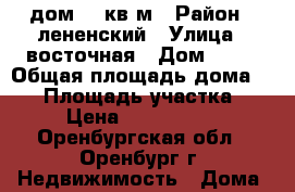 дом 60 кв.м › Район ­ лененский › Улица ­ восточная › Дом ­ 54 › Общая площадь дома ­ 60 › Площадь участка ­ 5 › Цена ­ 2 800 000 - Оренбургская обл., Оренбург г. Недвижимость » Дома, коттеджи, дачи продажа   